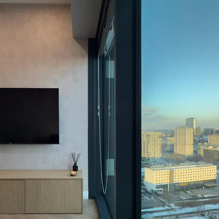 Urban Global Skyline - 22nd Floor No 17 - Air Condition - Free Garage - Luxury * Kattowitz