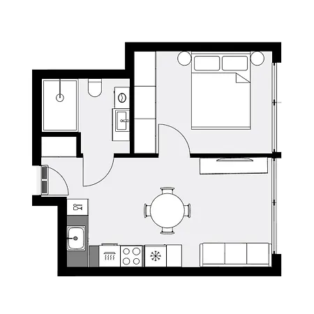 Urban Global Skyline - 22nd Floor No 17 - Air Condition - Free Garage - Luxury *