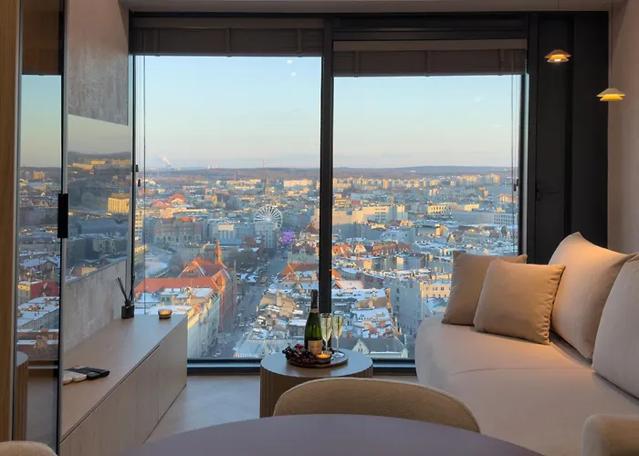 Apartamento Urban Global - 22th Floor No 17 -free Garage, Self Check-in Katowice